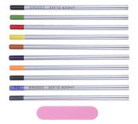 Amosfun Crayons à Sous-glaçure Céramique 10 Couleurs, Set de 12 Pièces pour Dessin et Décoration, Craies à Émailler Précises pour Poterie et Argile - Outils D'art Céramique Polyvalents