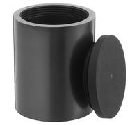 Amosfun Creuset en Graphite de Laboratoire 60ml avec Couvercle à Vis pour Fusion Contrôlée de Bijoux et Aluminium, Conductivité Thermique pour Production Industrielle