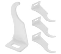 Amosfun Crochets Suspendre Renforcés pour Radiateur Lot de 4 Pièces en Acier Supports Muraux à Installation Rapide sans Outils Résistance la Corrosion Adaptés aux Radiateurs à Eau