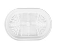 Amosfun Cuiseur Vapeur Micro-ondes Ovale Avec Couvercle Pratique Et Réutilisable Surface Lisse Anti-coupure Pour Cuisson Vapeur Légumes Et Poisson Facile à Nettoyer