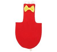 Amosfun Culotte pour Oiseau Rouge en Tissu Coton Confortable et Protectrice Décoration Nœud pour Petites Perruches Tenue Extérieure Mode