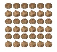 Amosfun Cupules de Glands Naturelles 150 Pcs 1-2,5 Cm en Vrac pour Bricolage DIY, Décoration Intérieure Automne et Fête, Remplissage Décoratif Léger et Solide pour Centres de Table