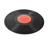 Amosfun Décoration Bureau Disque Vinyle Vierge Inachevé Ornement Graffiti Modèle Vintage pour Table Maison Style Rétro Industriel