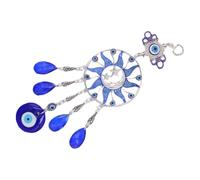 Amosfun Décoration Murale Mauvais Œil Turc Suspendu Charme Damulette De Santé Pendentif Bleu Mauvais Yeux Pendentif Suspendu Ménage Métal Accroche-Porte Oeil du Diable