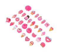 Amosfun Décorations Alimentaires Réalistes en Résine 30pcs pour Coque de Téléphone, Design Délicat et Léger, Accessoires pour DIY et Décoration de Coque