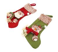 Amosfun Décorations de Noël - 2 avec Pendentifs Sapin Et Sachets de Bonbons - Articles de Fête pour Les Âges
