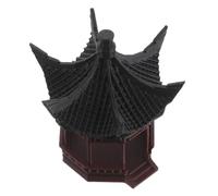 Amosfun Décorations De Pavillon Accessoires De Jardin De Maison De Poupée Décoration De Paysage Miniature Figurine De Maison De Poupée Accessoires De Jardin Zen Plastique Brun