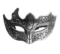 Amosfun Demi-masque Pour Bal Masqué Masque De Cosplay Décoratif Masque Demi-visage Pour Soirée à Thème Accessoire Pour Femme Et Homme