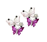 Amosfun Désodorisant Voiture Clip Parfum 2Pcs Diffuseur Odeur Grille Aération Accessoire Créatif pour Automobile Parfum Solide Décoration Intérieure