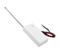 Amosfun Détecteur d'eau Sonde de Détection d'eau en Plastique Blanc, Installation Facile, pour Prévenir Les Dégâts des Eaux, Alimentation 12v23a Non Incluse
