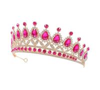 Amosfun Diadème Élégant Détails Rhinestones Accessoire de Tête pour Mariage Anniversaire Prom Halloween