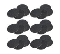 Amosfun Disques de Ponçage Électriques pour Pédicure, 120 Pièces, Papier de Verre Noir Type Pierre Volcanique, Accessoires pour Râpe à Pieds, Remplacement pour Soin des Callosités, Usage