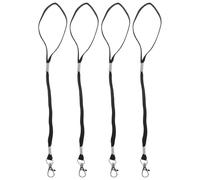 Amosfun Dragonne Détachable avec Haute Visibilité pour Moufles de Ski 4 Pièces en Polyester Design Pratique et Solide pour Ski et Alpinisme