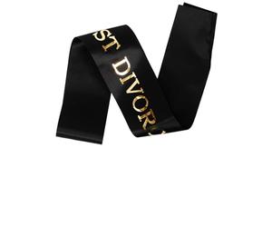 Amosfun Écharpes Divorce Femmes Lot de 5 Accessoires pour Célébrations Ruban Satin et Fournitures de Fête