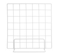 Amosfun Élégant Présentoir De Table pour Photos 1 Pièces Panneau Métallique Support en Fil De Fer pour Œuvres Bijoux Photos Organisateur