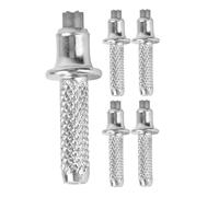 Amosfun Embouts de Rechange pour Bâtons de Randonnée 5 Pcs en Acier Tungstène Antidérapants, Accessoires Robustes pour Terrains Accidentés, pour Marche et Trekking en Extérieur