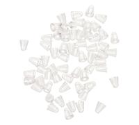 Amosfun Embouts de Vis Transparents en Silicone pour Lunettes sans Monture 1200 Pièces Cache-Vis Souples et Résistants Capuchons de Rechange Faciles à Monter pour Réparation et
