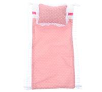 Amosfun Ensemble D'Accessoires De Chambre pour Maison De Poupée Drap De | Rose, Tissu En Coton, Mini Lit De Poupée, Lits De Maison De Poupée, Pour Enfants