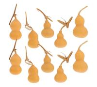 Amosfun Ensemble de 10 Ornements en Calebasse Naturelle pour Bureau Chambre et Magasin Taille Standard 4-6 CM