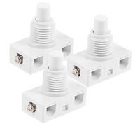 Amosfun Ensemble De Boutons-poussoirs De Remplacement - Bouton Autobloquant Pour Éclairage Domestique