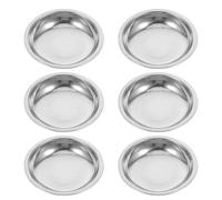 Amosfun Ensemble Élégant De 6 Tasses À Thé En Acier Inoxydable Avec Filtre En Métal Bol Infuseur Soucoupe Passoire Réutilisable Tamis Diffuseur Simple Rangement Du Thé