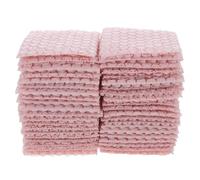 Amosfun Enveloppes Bulles Cœur 50 Pièces Rembourrées Mousse Rose Film Plastique Épais 10X10 CM Protection Colis pour Publipostage