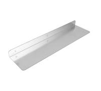 Amosfun Étagère Flottante Murale Rangement Mural à Installation Simple en Acier Inoxydable Argenté Gain de Place, pour Bouteilles D’épices et Essentiels, la Cuisine et Petites