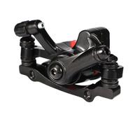 Amosfun Étrier de Frein à Disque Vélo en Alliage D'aluminium Noir, Sécurité Renforcée et Rodage Plus, pour VTT et Vélo Électrique