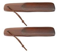 Amosfun Extracteurs de Chaussures Pratiques 2 Pièces en Matériau Synthétique Cordon Élégant pour Soulager le Mal de Dos et Faciliter le Chaussage des Personnes Âgées Couleur Aléatoire