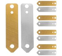 Amosfun Feuilles D'anode Cuivre et Zinc, 10 Pièces, Matériel D'expérimentation Scientifique pour Piles à Fruits, Outils D'expérimentation Électrique Éducative