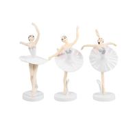 Amosfun Figurine Danseuse Ballet Fille 5.71In Sculpture Résine Élégante Décoration Maison Bureau Ornement Gâteau Cadeau Festival Anniversaire