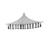 Amosfun Filet Mural de Rangement pour Peluches Hamac Angle Suspendu Noir Organisateur Pratique pour Chambre Garçon Fille de Rangement Jouets Douce et Décorative
