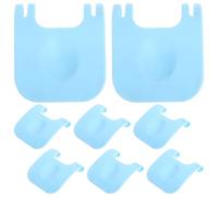 Amosfun Fixations Clips en Polypropylène pour Cages de Lapins et Petits Animaux, Lot de 8, Maintien Fiable pour Cages Modulables Adaptées à L’Intérieur et L’Extérieur