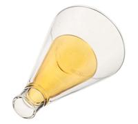 Amosfun Flacon D’essai en Verre 90ml 3 Oz pour Parfum, Double Paroi | Transparent, Compatible Parfum et Café, Remplissage Rapide, Contrôle du Niveau, Usage Maison Spa