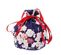 Amosfun fourre-tout de style Sacs à cordon poche service parti pour sacs de style coton Bleu