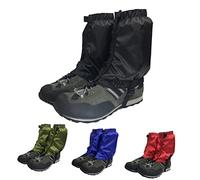 Amosfun Guêtres De Randonnée Légères Et Imperméables pour Hommes Et Femmes Protection des pour Activités Extérieures Rouge