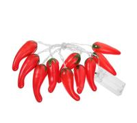 Amosfun Guirlande Piment 2 Pièces De Ficelle Lumières De Camping Feux De Piment Feux De Poivre Led Lampadaire Articles De Le Chili Piment Lumineux