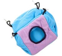 Amosfun Hamac Suspendu pour Petit Rongeur et Furet, Coton, Repos et Sommeil | Double Couche, Espace Supplémentaire, Matière Sûre et Douce, Usage Intérieur, pour Petits Animaux Tranquilles