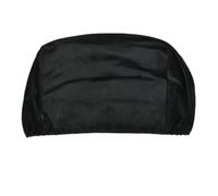 Amosfun Housse Anti-poussière Facile à Enfiler Noire en Flanelle Extensible Forme Minimaliste Protège Jusqu'à Platine Vinyle pour Usage Intérieur et Organisation
