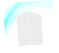 Amosfun Housse Imperméable Blanche pour Vêtements Taille Xl 60x120 Cm en Peva Écologique Fermeture Éclair Métallique pour Rangement et Protection des Chemises la Maison