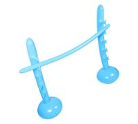 Amosfun Jeu Gonflable Limbo Tropical Portable pour Garçon Fille et Adultes Accessoire Estival pour Fête Hawaïenne Amusement Extérieur Jardin Plage Piscine