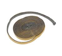 Amosfun Joint Étanchéité Autocollant pour Porte de Poêle Bande Plate Résistante Chaleur Corde pour Inserts de Cheminée et Joints de Four