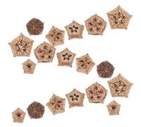 Amosfun Jouets à Mâcher pour Perroquets 12pcs en Fruits Séchés Jouets à Déchiqueter Décoration Unique pour Oiseaux Domestiques comme Perruches et Cockatiels