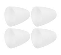 Amosfun -jours Compatible Douille E14 en Plastique Blanc à Plate Lot de 4 Trou de 30mm Installation Facile pour Décoration Maison et Bureau