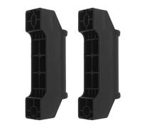 Amosfun Kit 2 Pièces de Glissières en Plastique pour Repose-Pieds de Fauteuil Inclinable Patins Antibruit Robustes Fixation pour Mécanisme de Chaise de Bureau Accessoires de