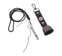 Amosfun Kit Clochette Anti-Ours et Sifflet de Survie Extérieur, 1 Set