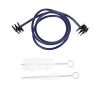 Amosfun Kit de Nettoyage pour Clarinette en Plastique Bleu, Brosse Résistante et Pratique, Ensemble Simple et Facile à Utiliser pour Instruments D'orchestre