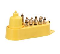 Amosfun Kit de Purge de Frein Hydraulique Vélo Adaptateurs Variés | Bloc de Purge Professionnel, Fermeture et Étrier Adaptateur, Usage Répété, Plastique et Métal, Système de Frein