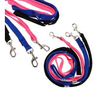 Amosfun Laisse Coulissante pour Chien et Cordon de Toilettage en Nylon, Doux et Sécurisé, Réglable pour Table de Toilettage, Lot de 6 Pièces, pour Bain à Domicile et Examens Vétérinaires
