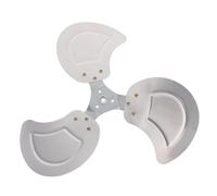 Amosfun Lames de Ventilateur Aluminium Remplacement pour Ventilateurs de Table sur Pied et Industriels avec Trou Intérieur Hélice pour Substitution de Lame Cassée